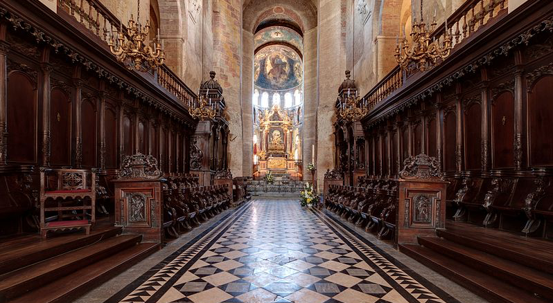 Les stalles de la basilique Saint-Sernin de Toulouse; photo Pierre Selim; 2012