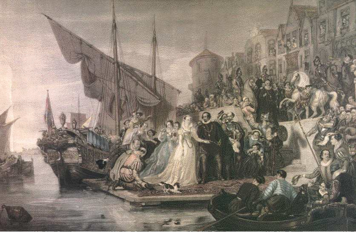 Marie Stuart débarque dans le port écossais de Leith le 19 août 1561 escortée par son oncle François de Lorraine. Capture decran 2026 04 22 a 200333