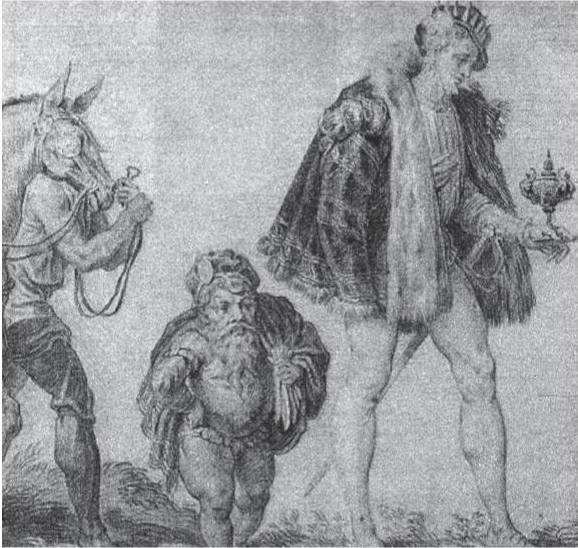Francesco Primaticcio et Nicolò dell'Abbate, François de Guise en roi mage, détail d'une copie des fresques de la chapelle de l'hôtel de Guise, dessin d'Abraham van Diepenbeck, vers 1625, Francfort, Städelsches kuynstinstitut. Capture decran 2026 05 21 a 205815