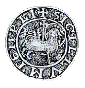 seal used by Robert de Samford "milice templi in Anglia minister humilis" on an act concerning an income on the Hyde preceptory; 1241; London; British Museum; Wol., ch III,28