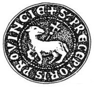 Agnus Dei, seal used by Roncelin de Fos, «Magister domorum milicie Templi in Provincia»; département des Archives de Marseille, Bouches-du-Rhône