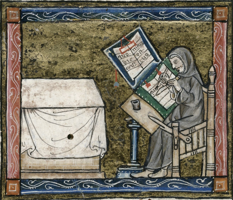 F6v; l’Estoire del Saint Graal, la queste del Saint Graal, Morte Artu (British Library, Royal 14E III)